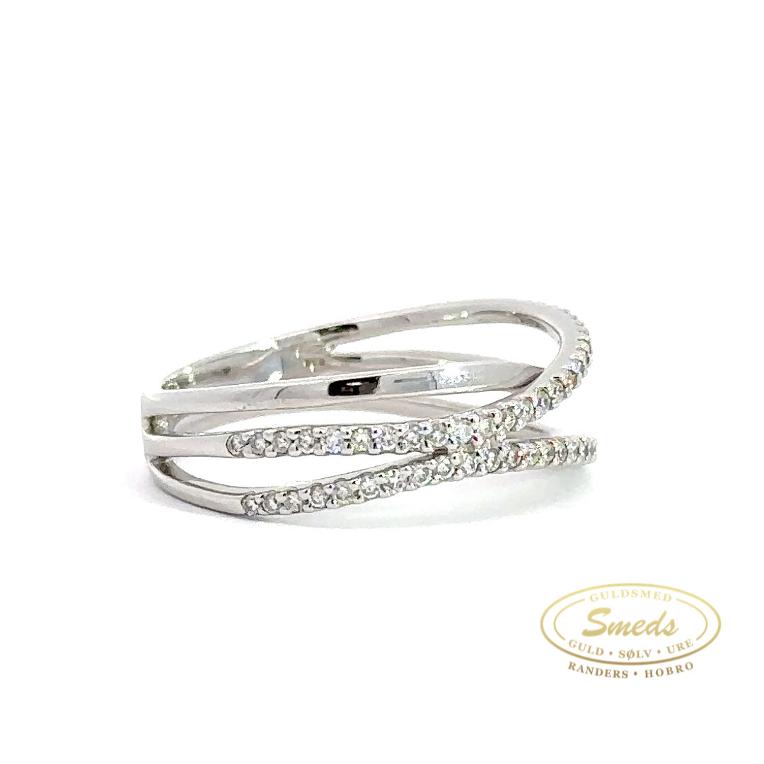Ring hvidguld 14kt. 0,33ct TW/VVS - Model: 110521212