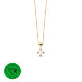 Mary vedhæng 8 kt guld med 0,10 ct labgrown diamant W/VS - Model: 08847710