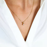Mary vedhæng 8 kt guld med 0,10 ct labgrown diamant W/VS - Model: 08847710