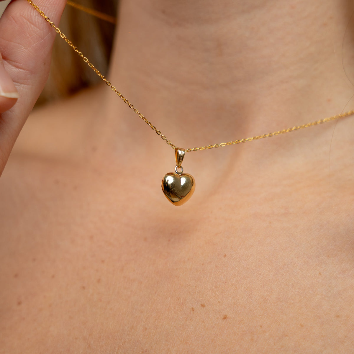 Aagaard Hjerte Vedhæng 8 Karat Guld 11 x 13 mm