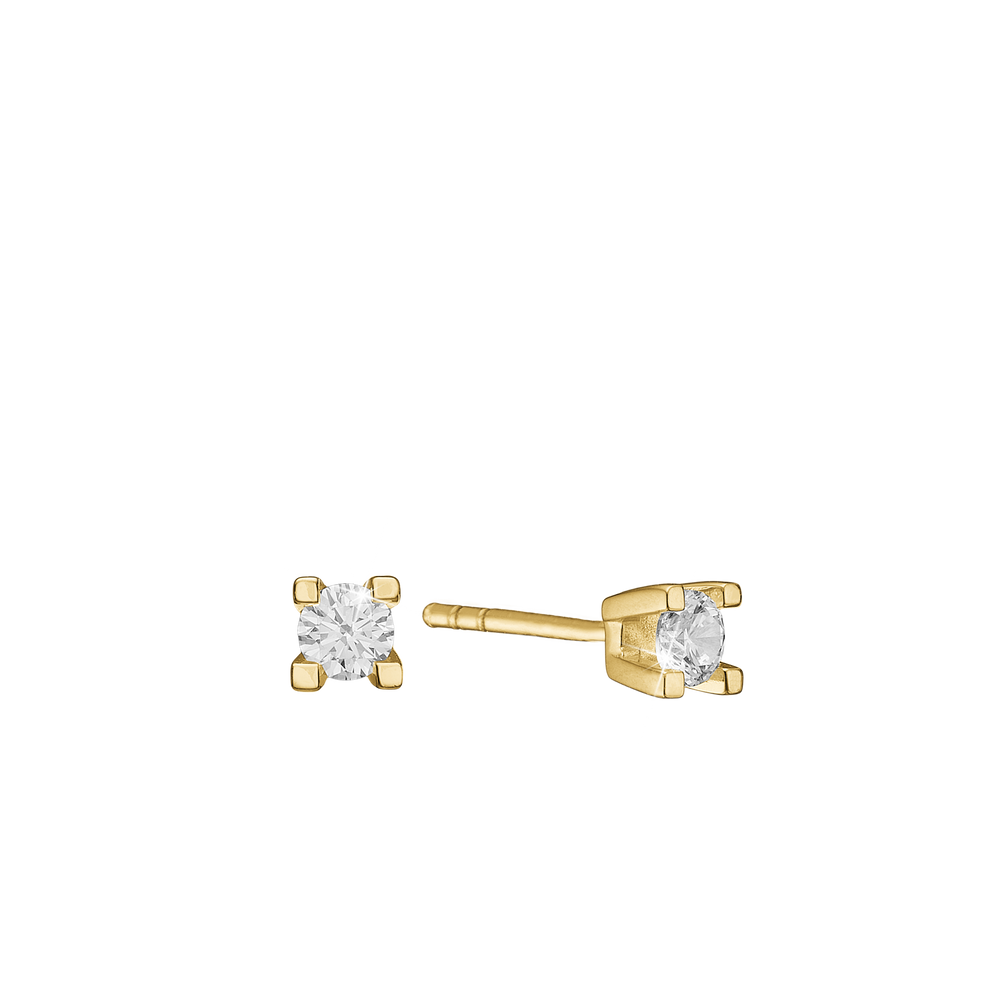 Aagaard - ETERNITY 8KT ØRESTIK 2X0,05CT WSI 4/GRAB