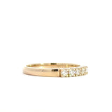 14 kt. Guld alliance ring med 5 x 0,05ct  tw/si - Model: 40-22620