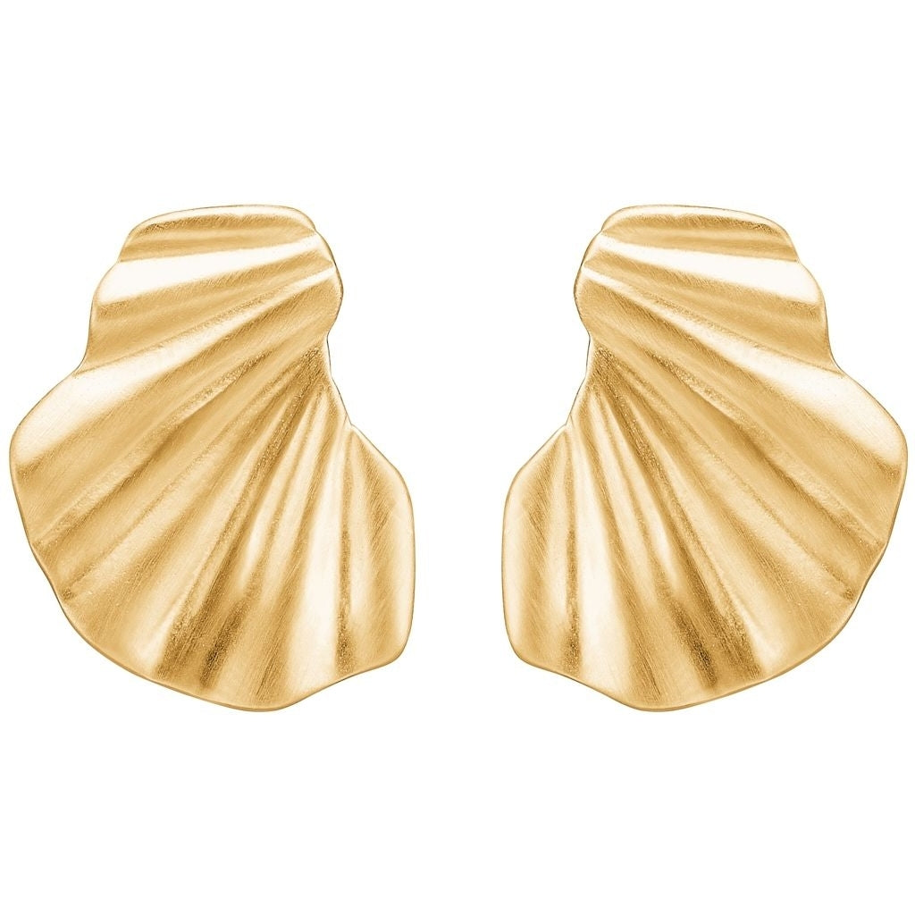 Enamel - Forgyldt WAVE ørestik - Model: E70GM