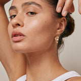 Enamel - KIM ørehænger, forgyldt - Model: E328GM