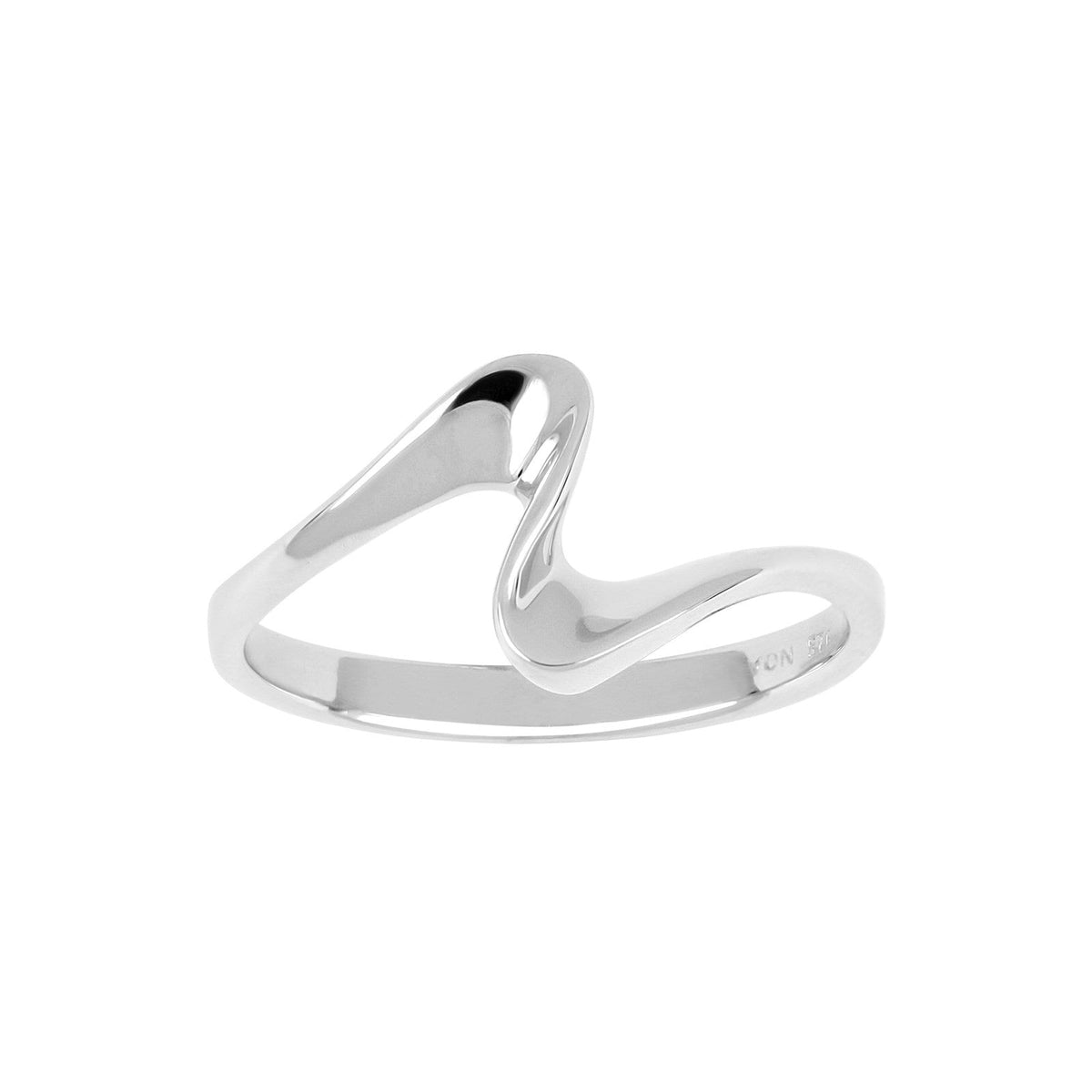 Joanli Nor - WAVENOR - Ring i rhodineret sølv, 11 mm