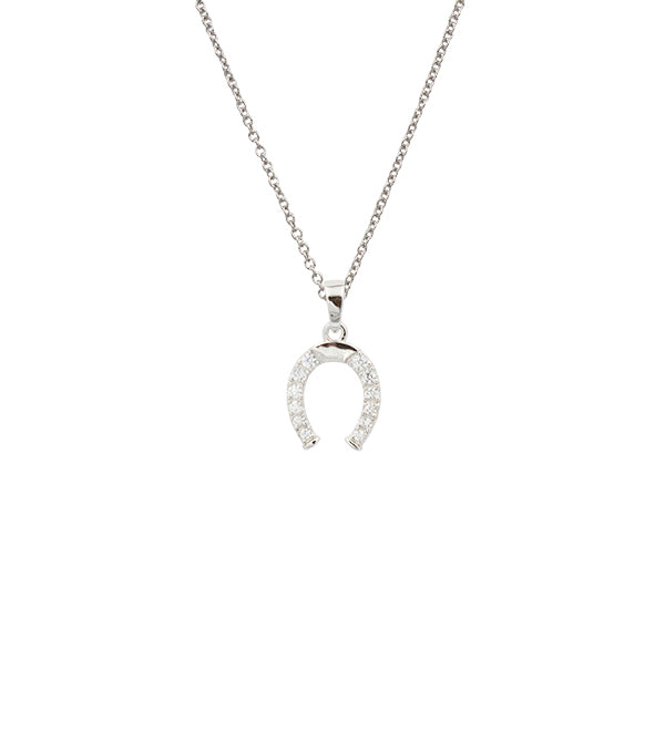 L&G - Halskæde i sølv med hestesko - Modelnr: 104121