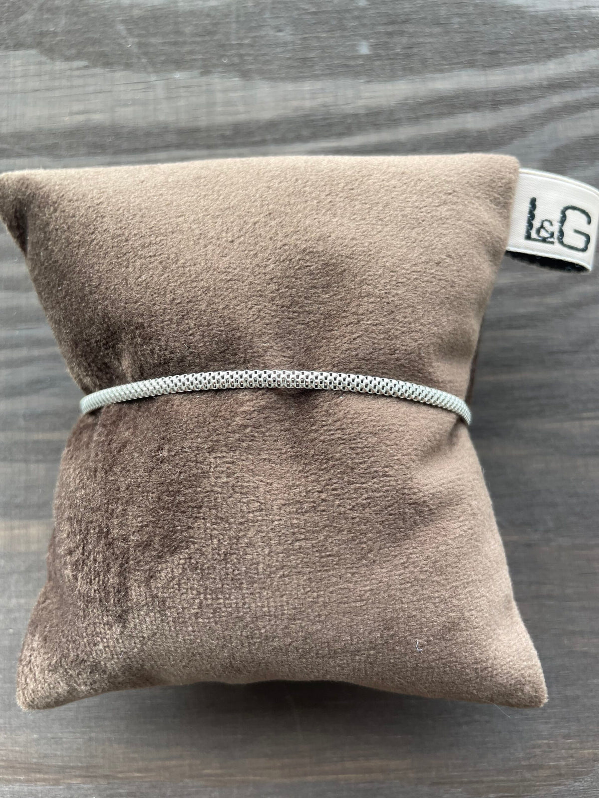 L&G - Rhodineret sølv armbånd - Modelnr.: 1060760