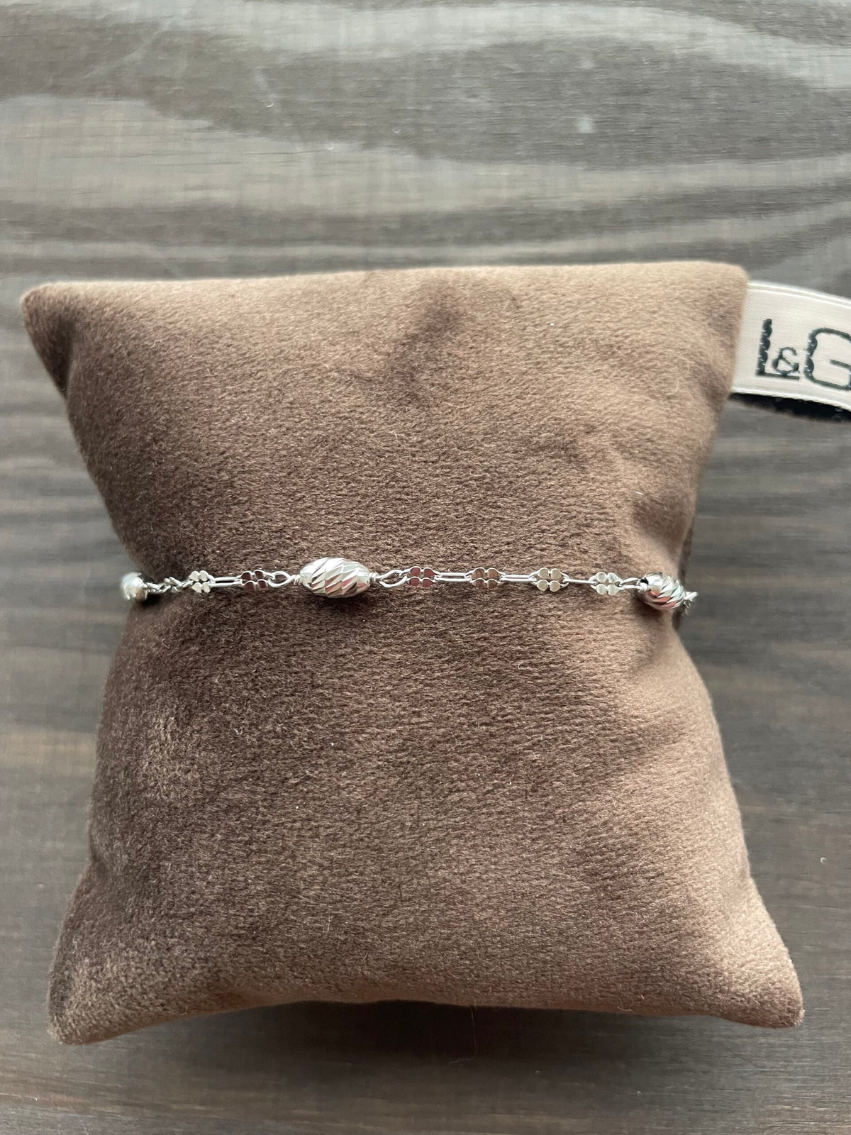L&G - Rhodineret sølv armbånd - Modelnr.: 1060764