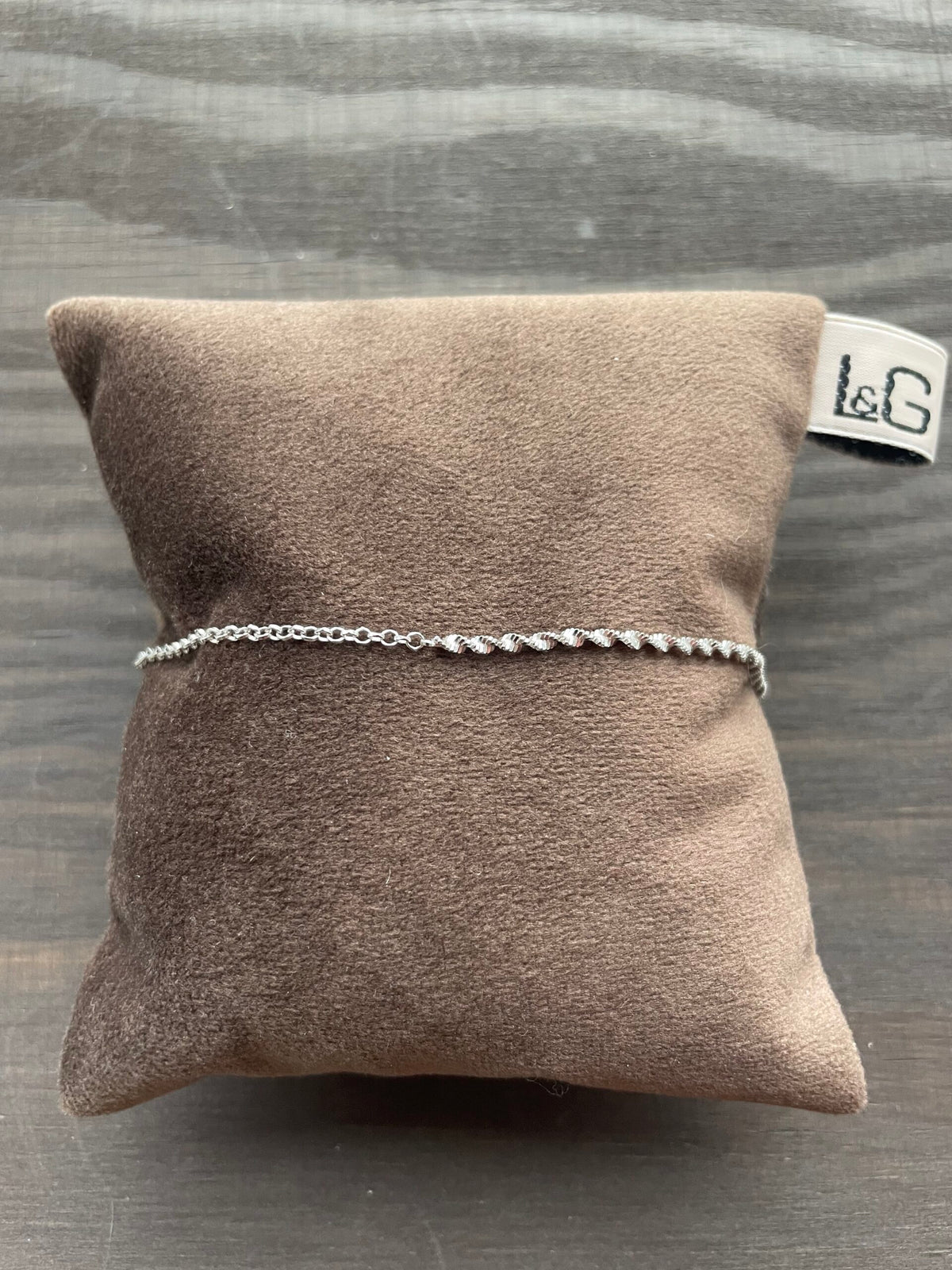 L&G - Rhodineret sølv armbånd - Modelnr.: 1060766