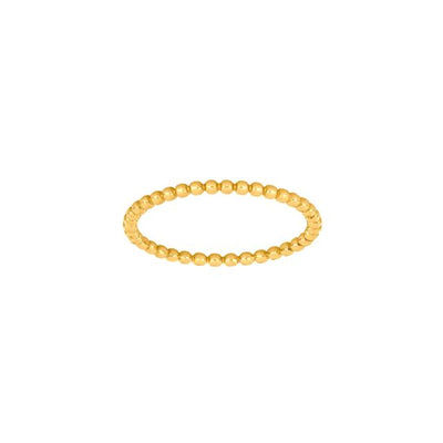 Nordahl Andersen 8 kt guldring, kugler