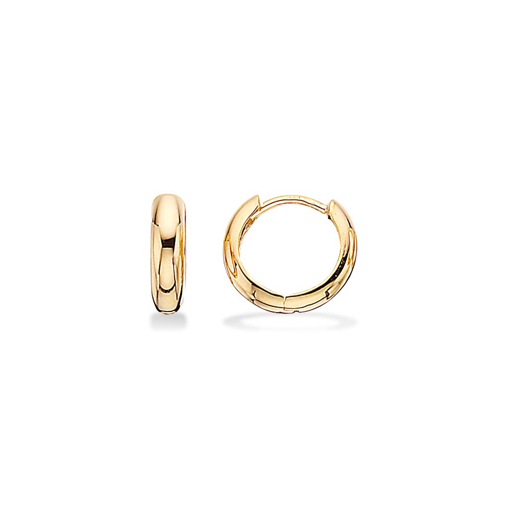 Scrouples - 8 kt guld creoler 3,1 x 12,1 mm - Model: 113873
