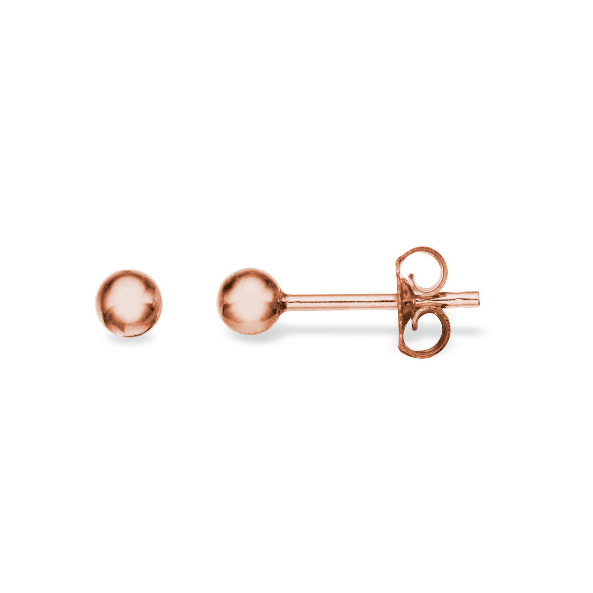 Scrouples - Ørepynt sølv-rosé fg. 3 mm. - Modelnr: 12032RO