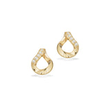 Scrouples - 8 kt guld ørestikker med syntetiske zirkoner - Model: 124383