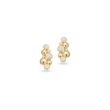 Scrouples - 8 kt guld ørestikker med syntetiske zirkoner - Model: 125393