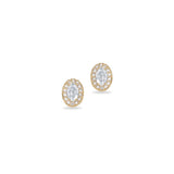 Scrouples - 8 kt guld ørestikker med syntetiske zirkoner - Model: 125483