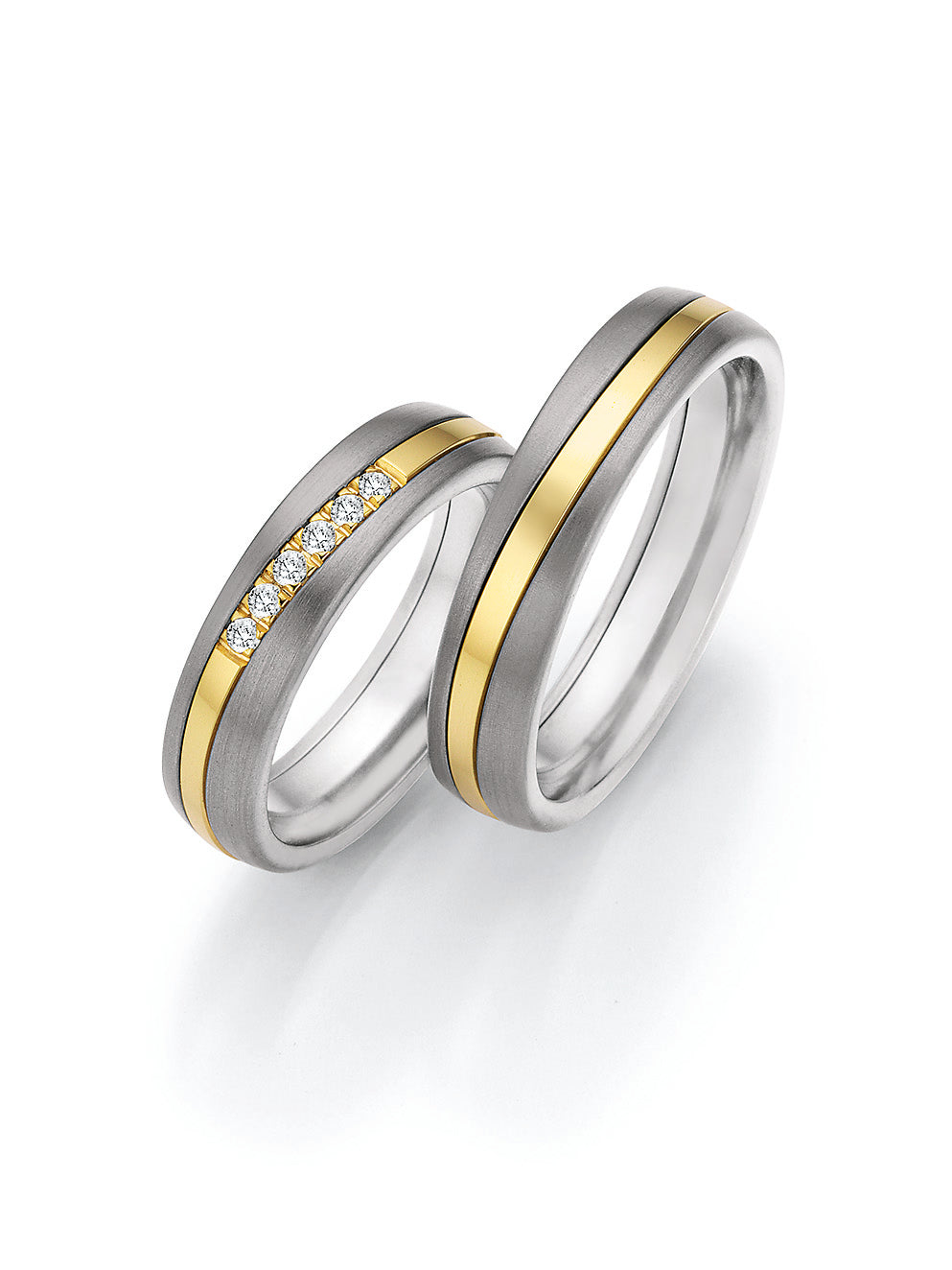 BN - SURFING COLORS forlovelsesringe med diamanter i damering - Model: 14/20010-14/20020 6051