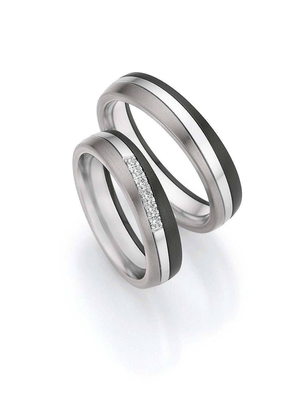 BN - SURFING COLORS forlovelsesringe med diamanter i damering - Model: 14/20010-14/20020 1465