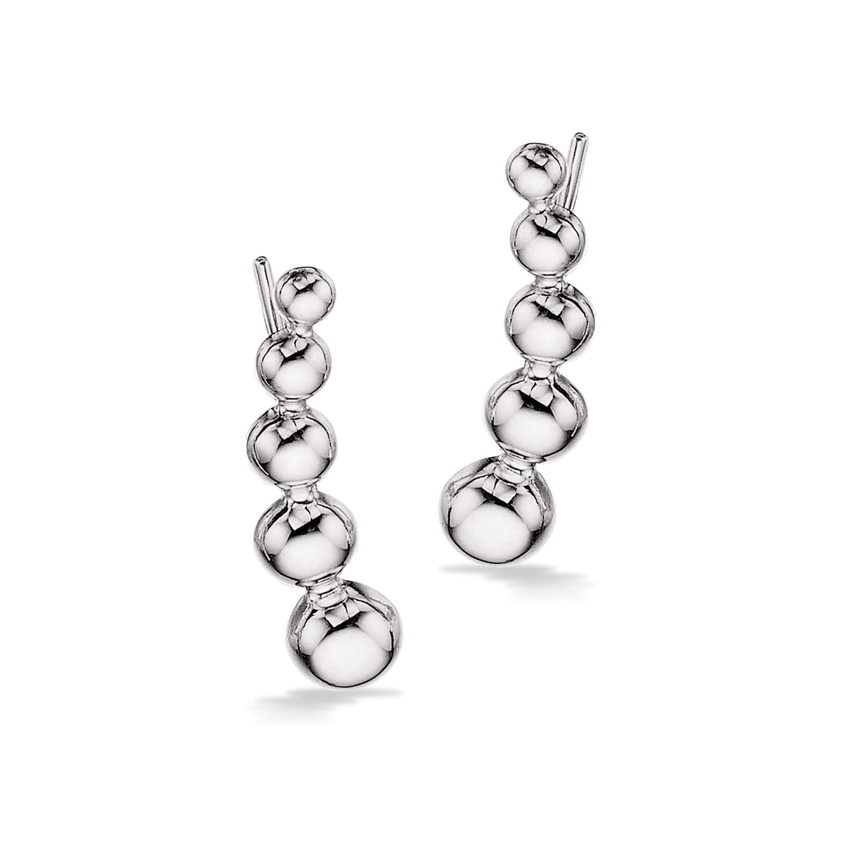 Scrouples - Ear crawler med blanke kugler - Model: 144242