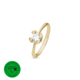 Mary ring 14 kt guld med 1,00 ct labgrown diamant W/VS - Model: 146477100