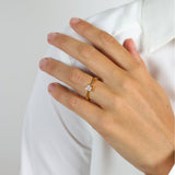 Mary ring 14 kt guld med 0,25 ct labgrown diamant W/VS - Model: 14647725