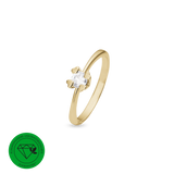 Mary ring 14 kt guld med 0,40 ct labgrown diamant W/VS - Model: 14647740