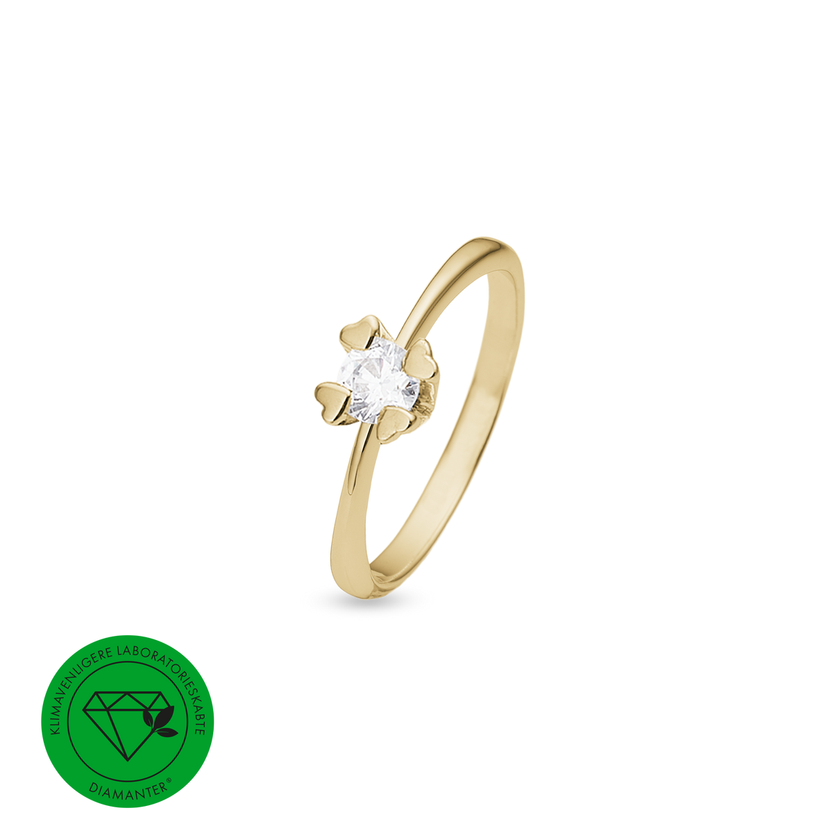 Mary ring 14 kt guld med 0,50 ct labgrown diamant W/VS - Model: 14647750