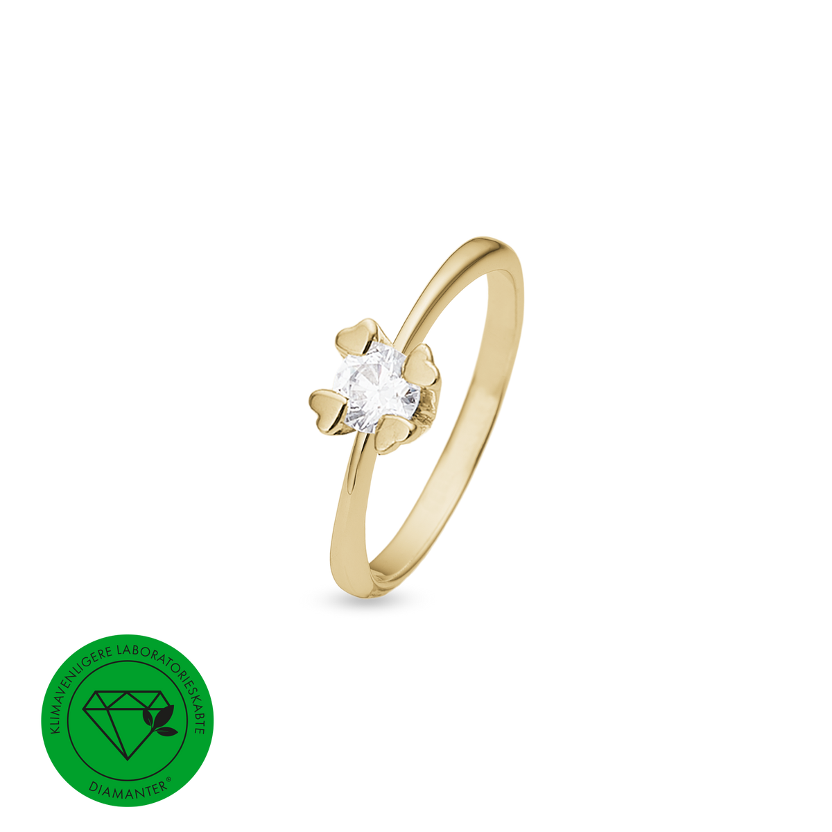 Mary ring 14 kt guld med 0,75 ct labgrown diamant W/VS - Model: 14647775