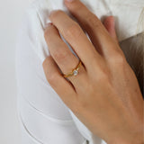Aagaard - ETERNITY 14KT guldring med diamant 0,25 ct W/SI 4/Grab