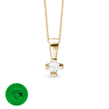 Mary vedhæng 14 kt guld med 1,00 ct labgrown diamant W/VS - Model: 148477100