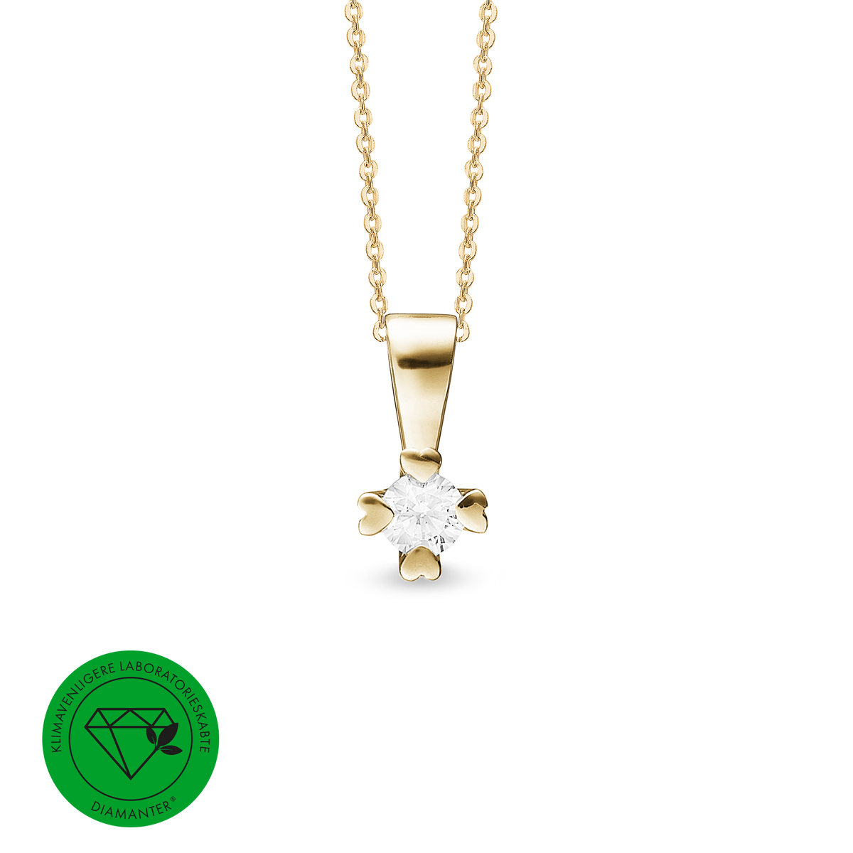 Mary vedhæng 14 kt guld med 0,75 ct labgrown diamant W/VS - Model: 14847775