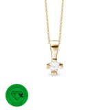 Mary vedhæng 14 kt guld med 0,75 ct labgrown diamant W/VS - Model: 14847775