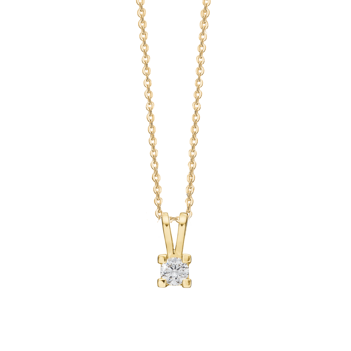 Aagaard Eternity Vedhæng 14 Karat Guld Med 0,20ct W/SI Diamant
