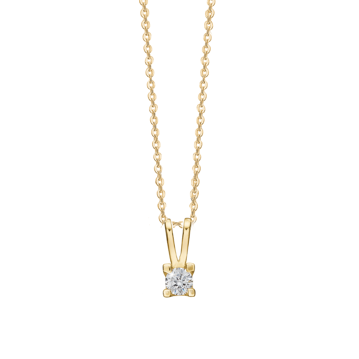Aagaard Eternity Vedhæng 14 Karat Guld Med 0,40ct W/SI Diamant