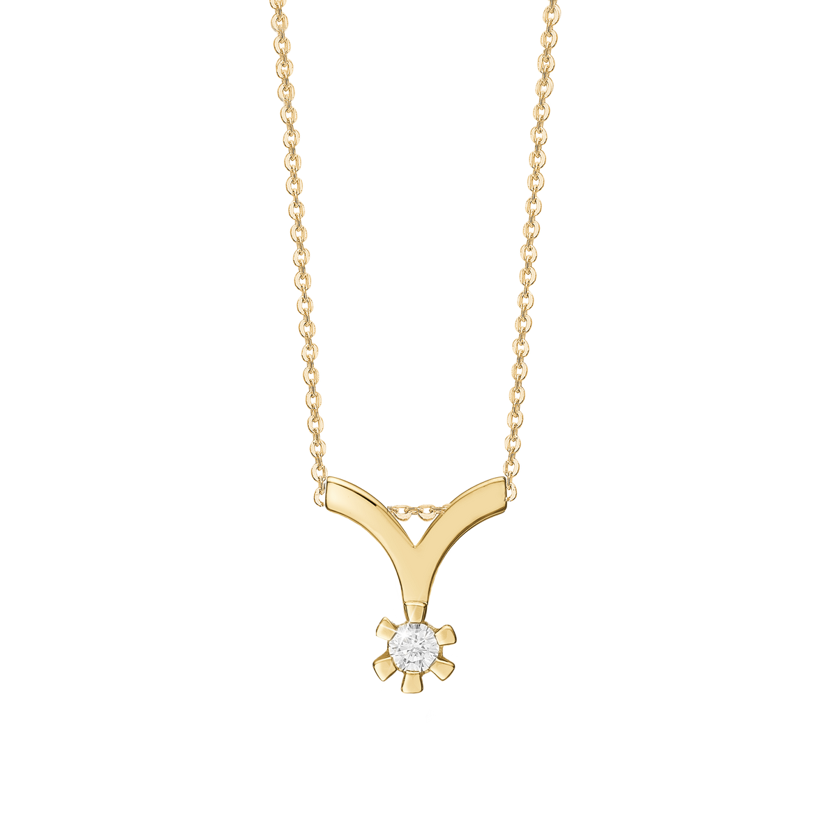 Aagaard Eternity Vedhæng 14 Karat Guld Med 0,10ct W/SI Diamant