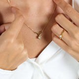 Aagaard - Diamant vedhæng, Eternity i 14 kt. Guld - ombytningsserie 0.20ct w/si 6/grab