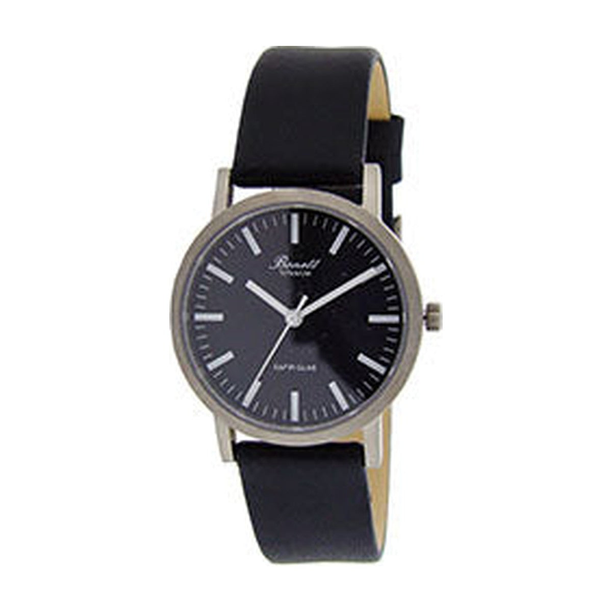 Bonett - dameur med sort urskive- sort rem - Model: 1493st