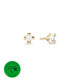 Mary ørestikker 14 kt guld med 2x0,25 ct labgrown diamant W/VS - Model: 14947725
