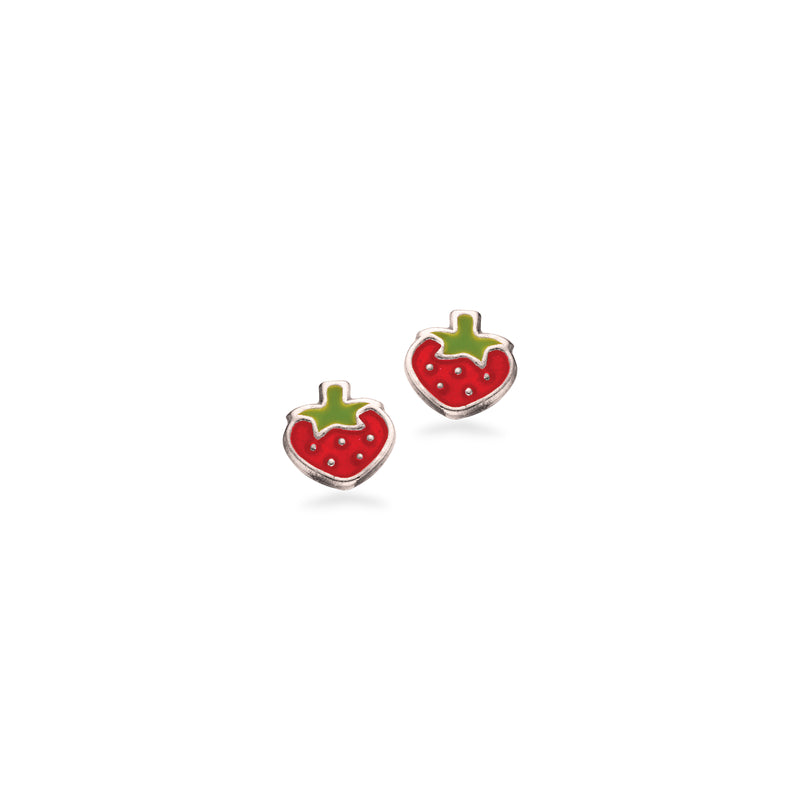Scrouples - Jordbær, ørestikker, sølv - Model: 157632