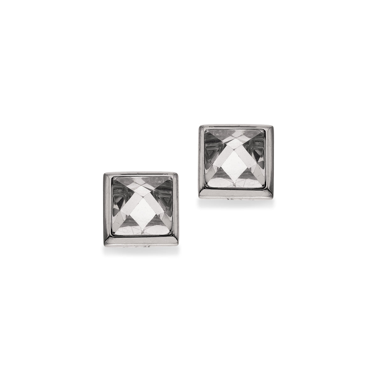 Scrouples - Ørepynt herre hvid cubic zir. stål - Model: 158581