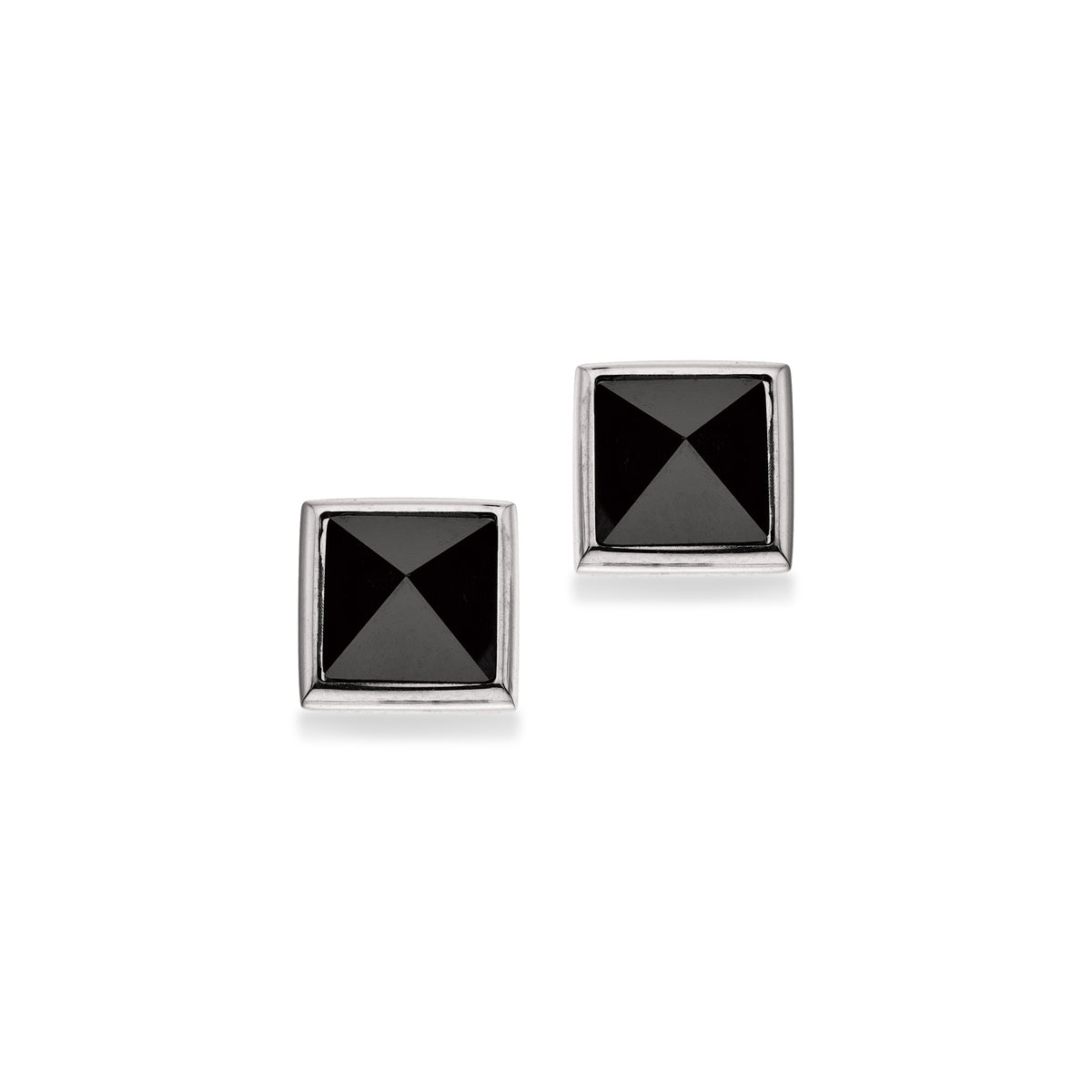 Scrouples - Ørepynt herre sort cubic zir. stål - Model: 158591