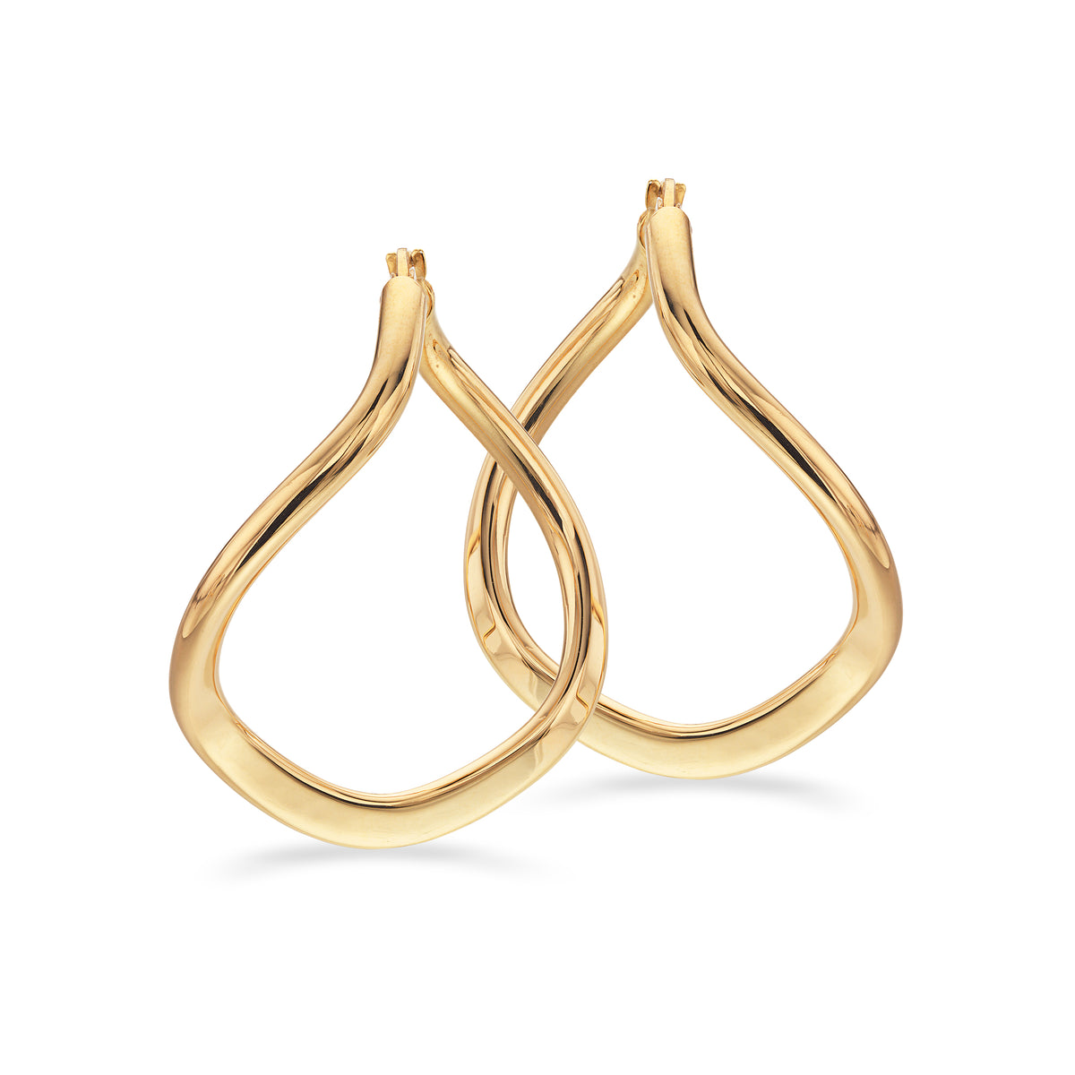 Scrouples - Forgyldt chunky creol 33 mm - Model: 158772