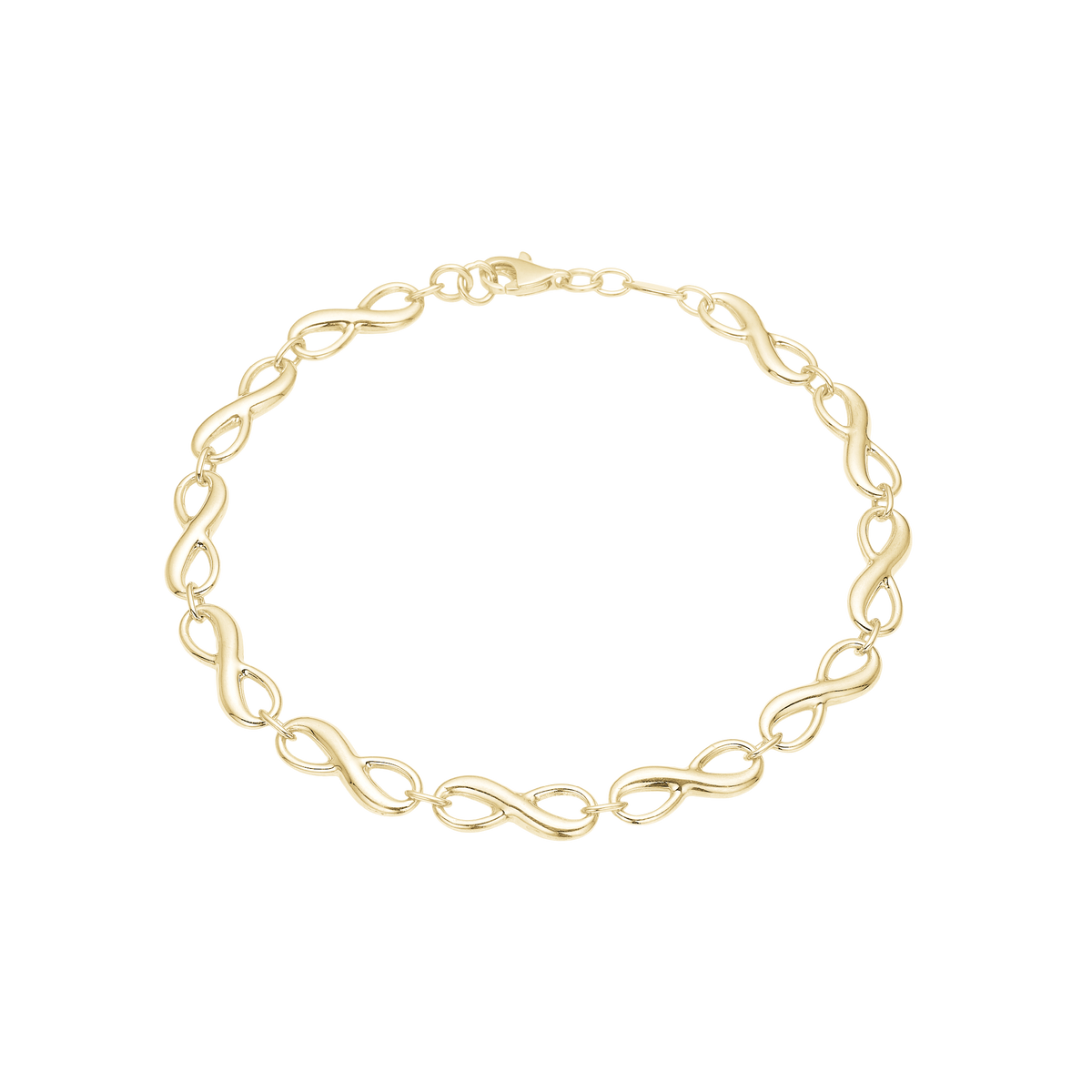 Aagaard - Armbånd forgyldt sølv med Evighedstegn- Model: 1601-S-G30