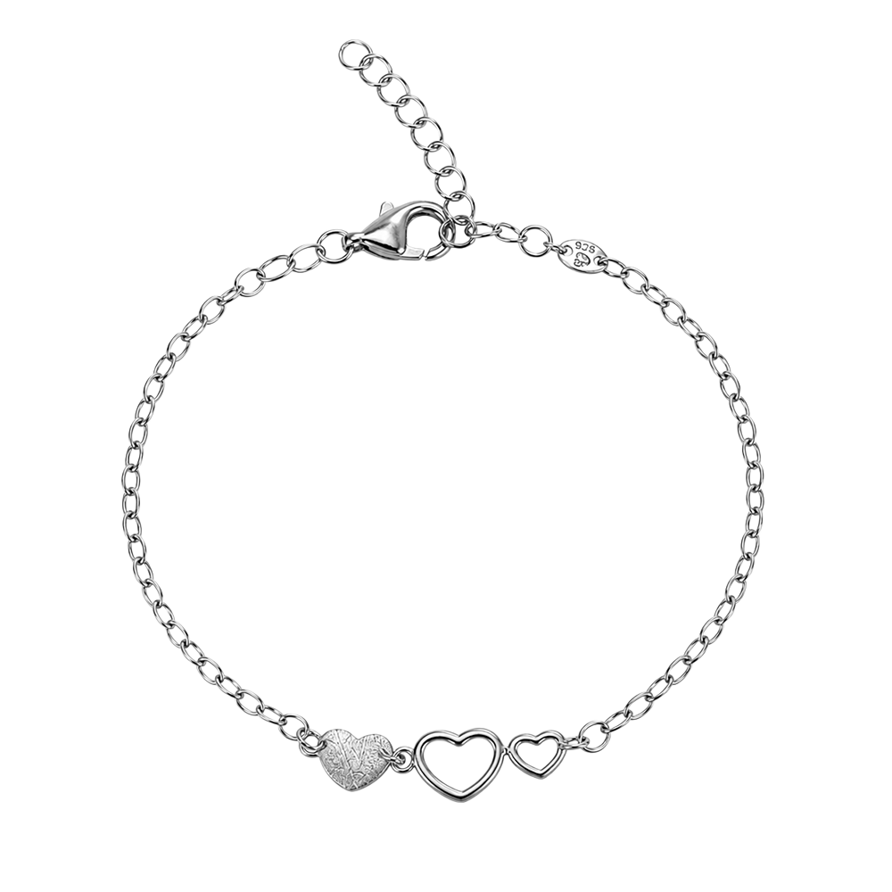 Aagaard Connected Heart Armbånd Sterling Sølv - Model: 1601-S-S48