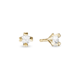 Mary ørestikker 8 kt guld med 2x0,20 ct labgrown diamant W/VS - Model: 08947720