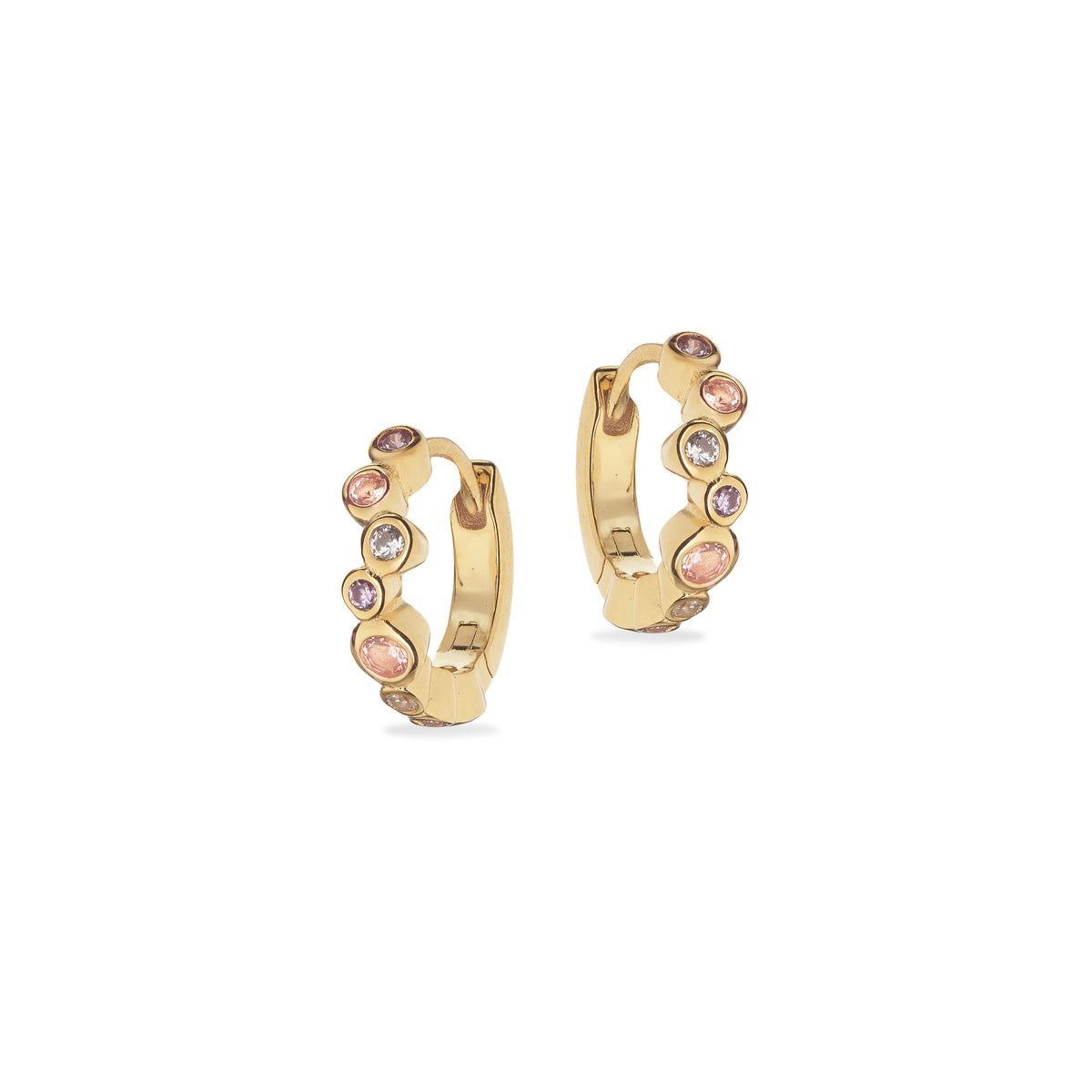 Scrouples-SoHo clip-creoler multicolor cubic zir. sølv fg-model 167252