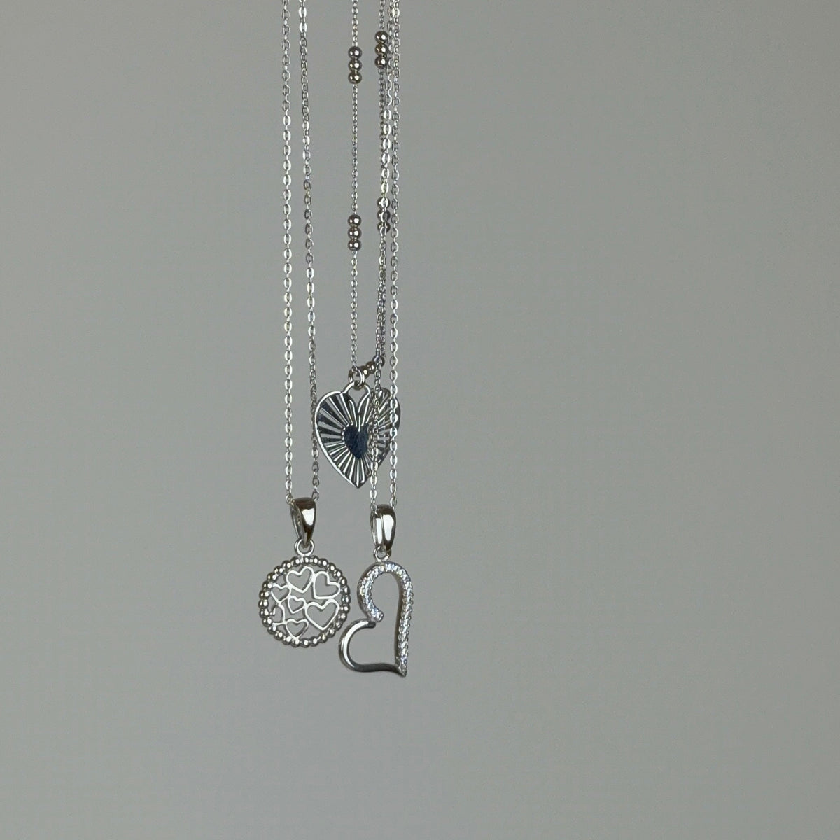 Aagaard Halskæde med Vedhæng Hjerte Cubic Zirkonia Sterling Sølv 45 cm