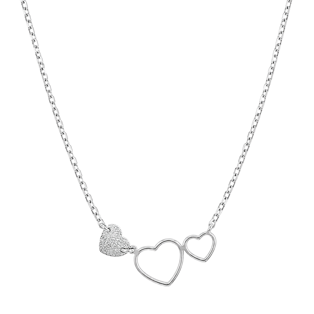 Aagaard Connected Heart Halskæde Sterling Sølv - Model: 1680-S-S120