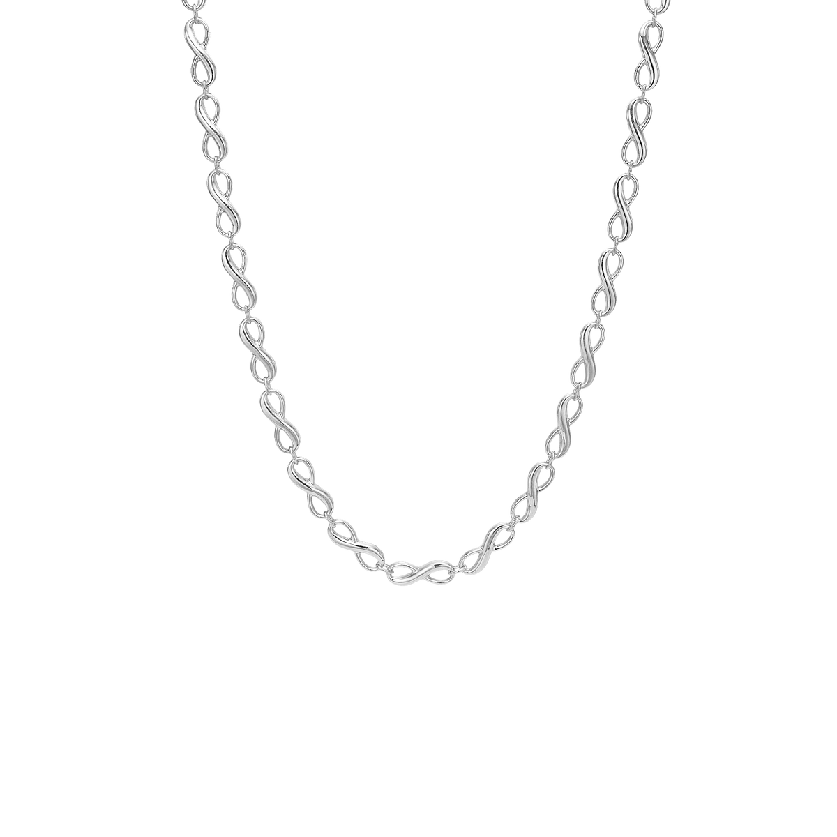 Aagaard Halskæde Evighedstegn Sterling Sølv 45 cm