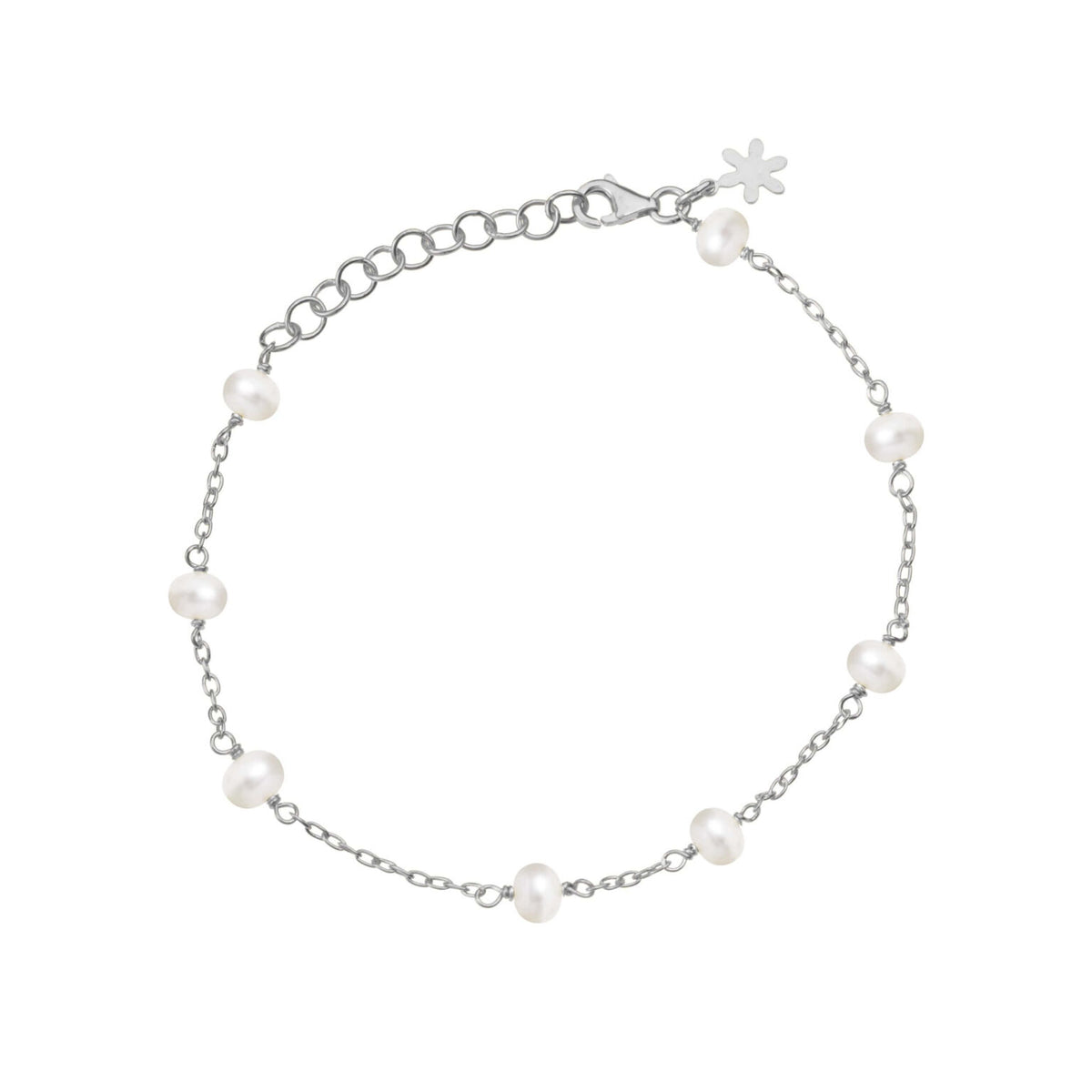 Susanne Friis Bjørner - Armbånd, sølv med ferskvandsperler - Model: 1882-1-20-900