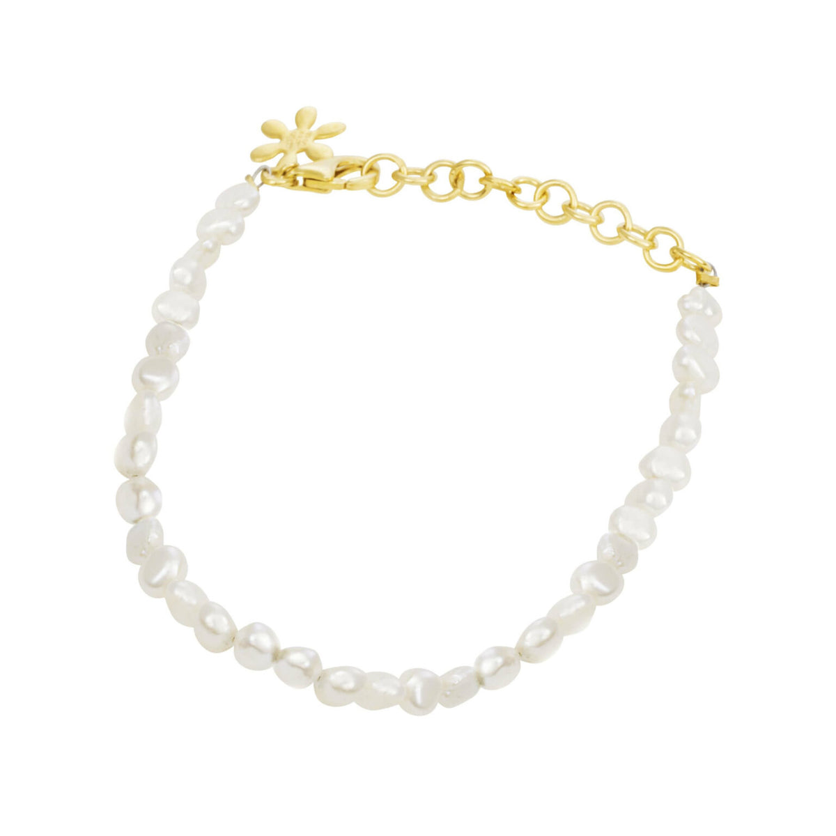 Susanne Friis Bjørner - Armbånd, forgyldt sølv med ferskvandsperler - Model: 1898-2-900